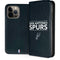 NBA San Antonio Spurs Standard - Black iPhone 15 Pro Max Folio Case